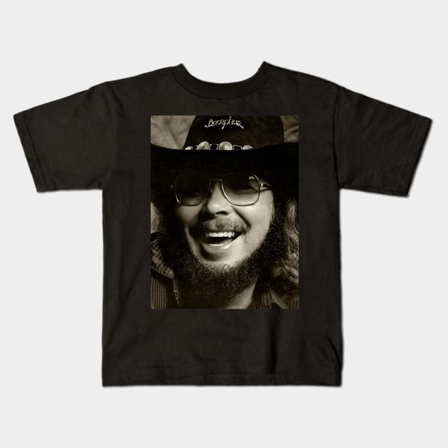 Hank Williams Jr / Vintage Kids T-Shirt by Don'tawayArt